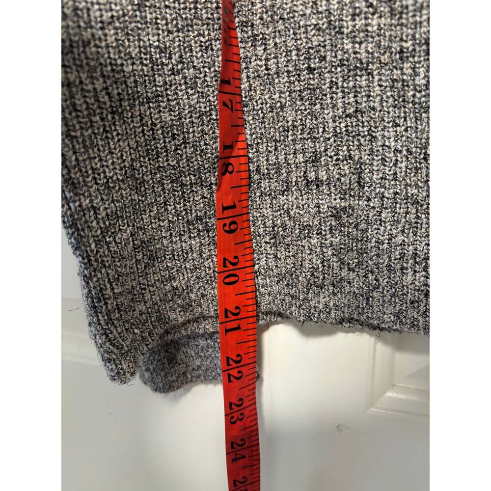 Free People Gray Off-Shoulder Ribbed Sweater S - Picture 5 of 8
